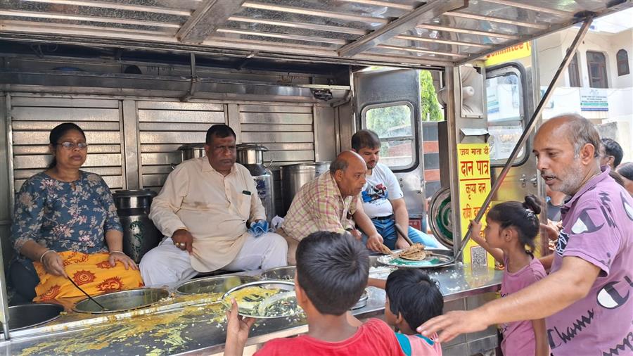 श्री श्याम करुणा फाउंडेशन ने आयोजित किया 119 वां अन्न भंडारा