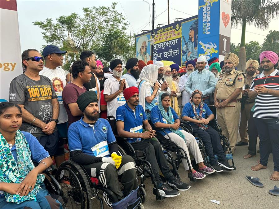 हंसाली रन 2024 को गुरुद्वारा सिंह शहीदां सोहाना मोहाली से पहले प्रोमो रन को मिली जबरदस्त प्रतिक्रिया