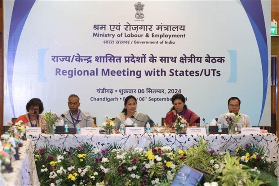 Shobha Karandlaje Chairs 2nd Regional Meeting on Labour Reforms and Employment