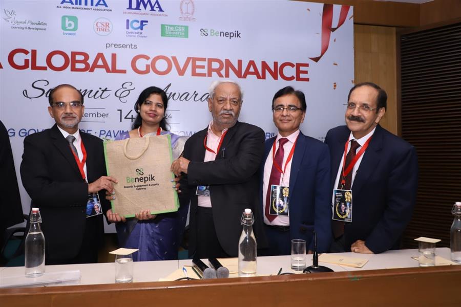 डीएमए ग्लोबल गवर्नेंस समिट में सिटीजन अवेयरनेस ग्रुप को सम्मानित किया गया