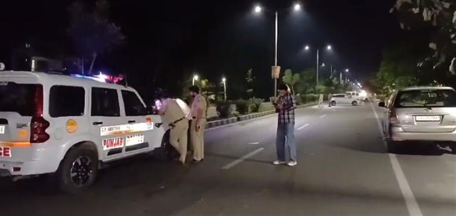 अमृतसर में पुलिस ने मुठभेड़ में पकड़े नशा तस्कर