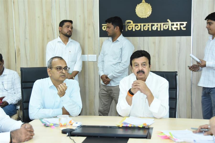 देश के टाॅप 10 नगर निगम में शुमार होगा मानेसर निगम : उद्योग एवं वाणिज्य मंत्री राव नरबीर सिंह