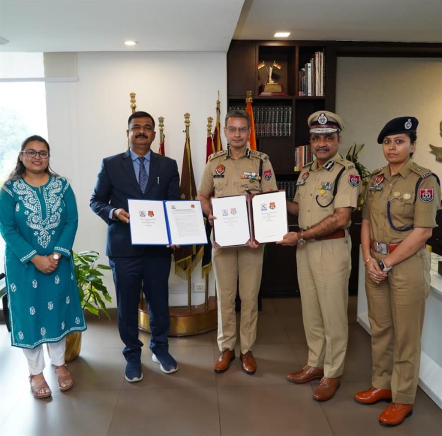 पुलिसिंग क्षमता बढ़ाने और राज्य की सुरक्षा में योगदान देने के लिए राष्ट्रीय रक्षा विश्वविद्यालय की पंजाब पुलिस के साथ साझेदारी