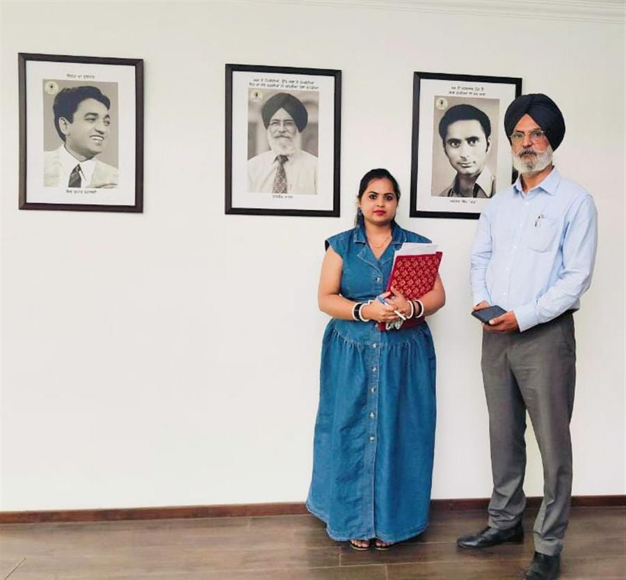 पंजाब भवन में लगाई जाने लगीं पंजाबी साहित्यकारों की तस्वीरें