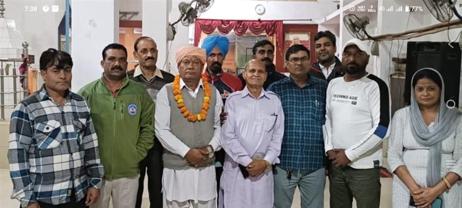 श्री गोगा मेड़ी मंदिर सोसाइटी राम दरबार चंडीगढ़ में नए सदस्य शामिल