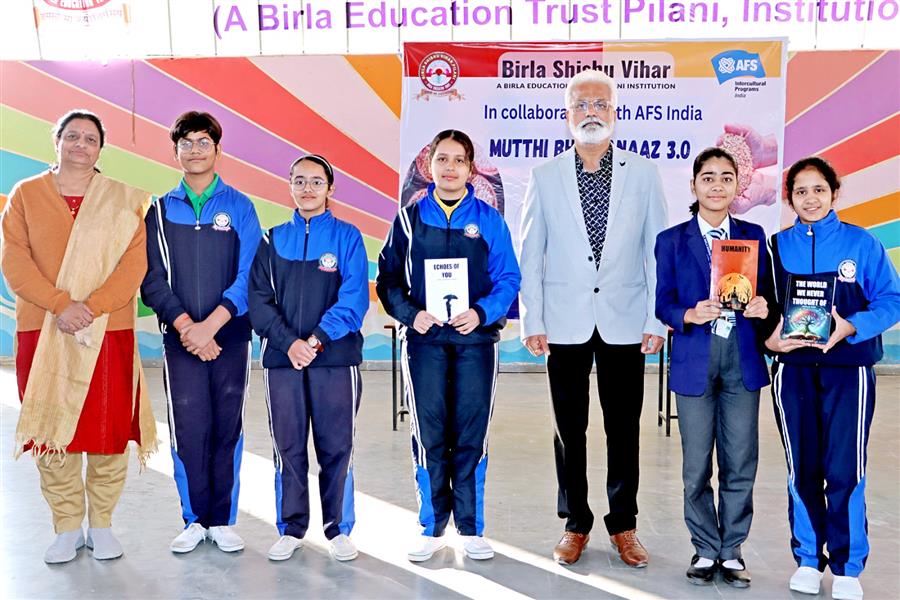 बिरला शिशु विहार, पिलानी के उभरते छात्र लेखक