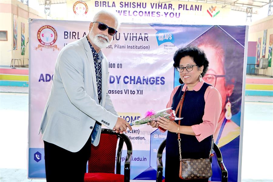 बिरला शिशु विहार, पिलानी में “किशोरावस्था में होने वाले मानसिक एवं शारीरिक परिवर्तन” विषय पर कार्यशाला का आयोजन
