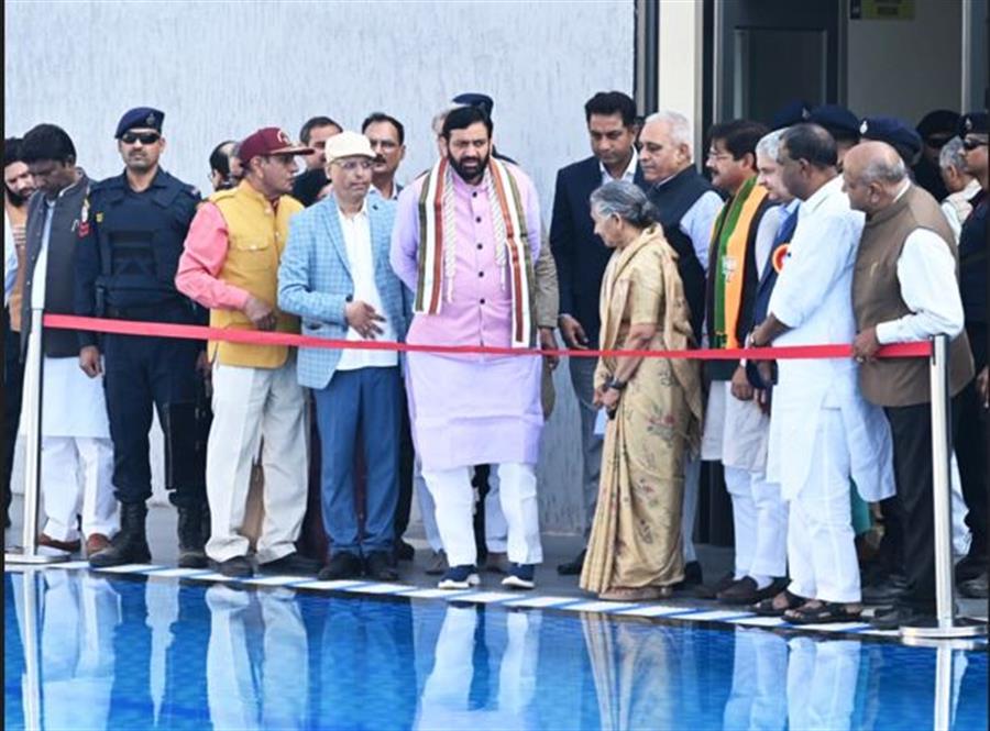 मुख्यमंत्री नायब सिंह सैनी ने महाराजा अग्रसेन मेडिकल कॉलेज, अग्रोहा में 15 करोड़ रुपये की लागत से बने खेल परिसर और कन्या छात्रावास का किया उद्घाटन