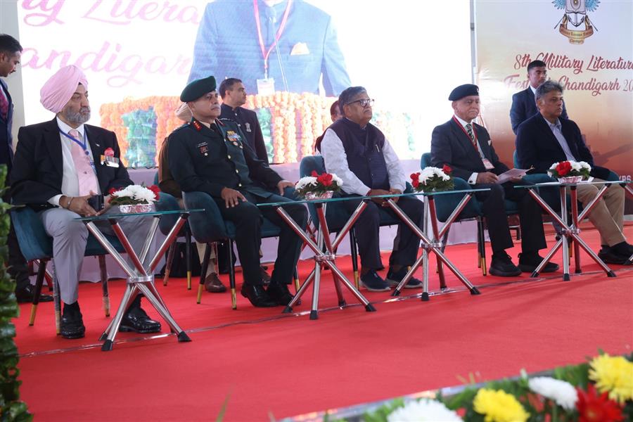 पंजाब के राज्यपाल गुलाब चंद कटारिया ने सैन्य साहित्य महोत्सव के 8वें संस्करण का किया उद्घाटन