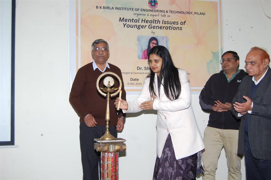 बीकेबीआईईटी में “युवा पीढ़ियों के मानसिक स्वास्थ्य मुद्दों