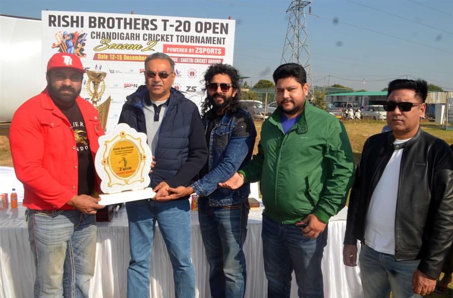 ऋषि ब्रदर्स टी-20 ओपन चंडीगढ़ क्रिकेट टूर्नामेंट सीजन 2 का भव्य आगाज 