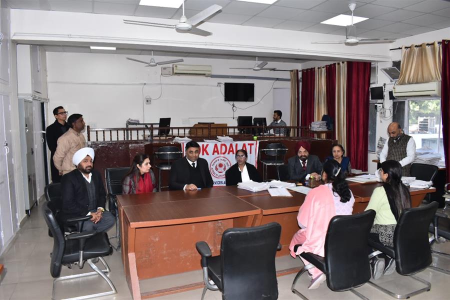पंजाब भर में आयोजित राष्ट्रीय लोक अदालत 365 बेंचों ने लगभग 3.54 लाख मामलों की सुनवाई की 