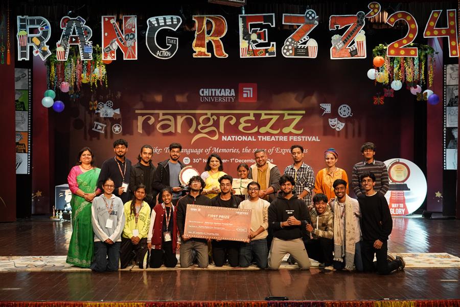 चितकारा यूनिवर्सिटी में राष्ट्रीय रंगमंच उत्सव: रंगरेज़ 2024 का शानदार आयोजन