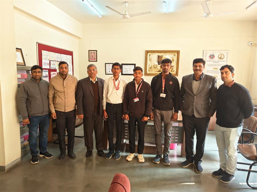 बीटीटीआई के डिप्लोमा इंजीनियर्स को मिला 3.4 लाख का सैलरी पैकेज 