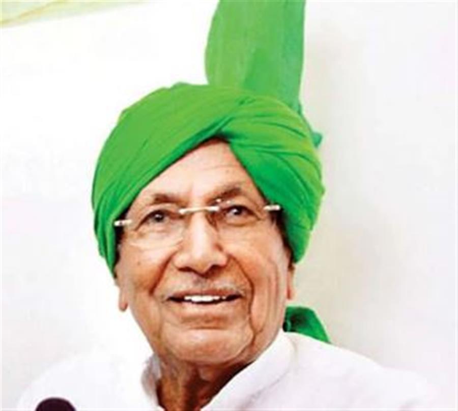 राज्यपाल  बंडारू दत्तात्रेय ने पूर्व मुख्यमंत्री  ओम प्रकाश चौटाला के निधन पर गहरा दुख व्यक्त किया