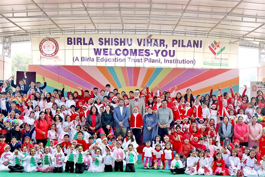 बिरला शिशु विहार में धूमधाम से मनाया प्रभू यीशू का जन्मदिवस