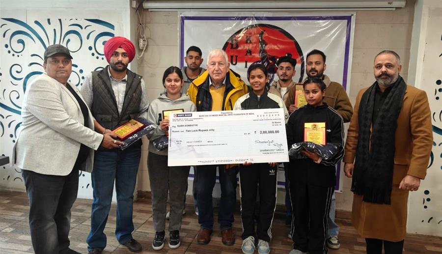 बुडो काई डू मिक्सड मार्शल आर्ट्स फेडरेशन ऑफ इंडिया ने छठे नेशनल सिख गेम्स 2024 के विजेताओं को किया सम्मानित