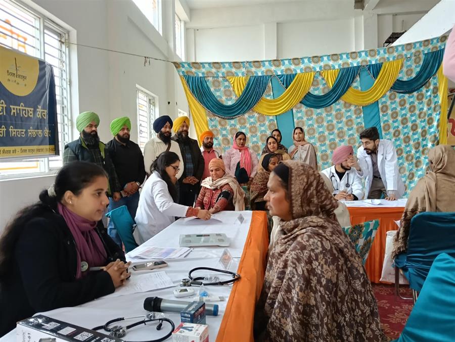 मिसल सतलुज द्वारा रानी साहिब कौर महिला स्वास्थ्य देखभाल शिविर का आयोजन