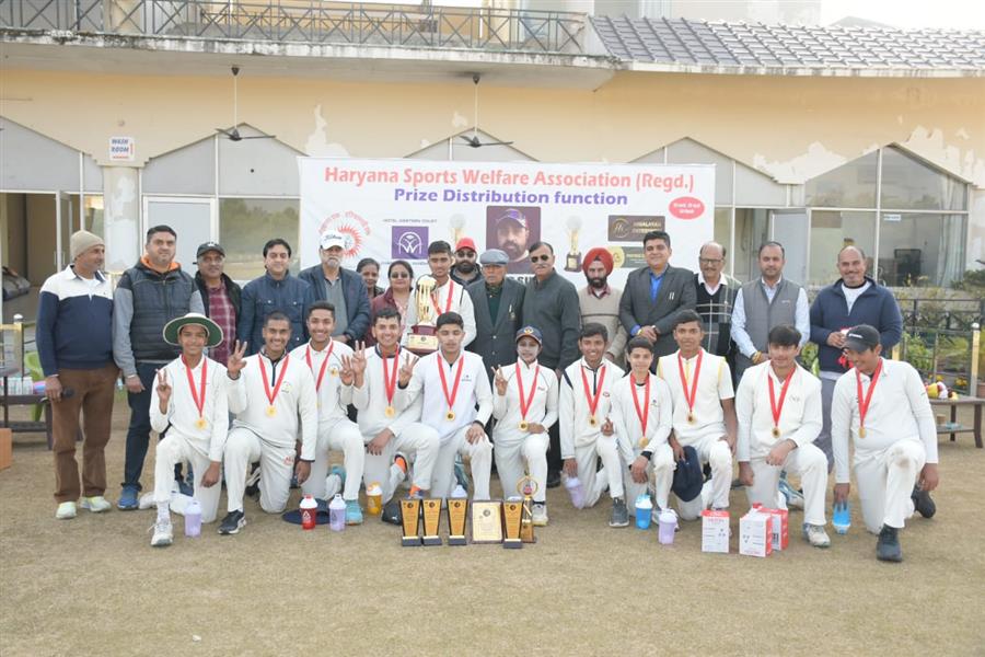 जुबिलियंट हॉक्स क्रिकेट अकादमी ने तीसरे आरपी सिंह मेमोरियल अंडर-16 क्रिकेट टूर्नामेंट 2025 का खिताब जीता