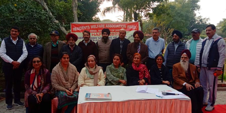 आर डब्ल्यू ए सेक्टर 19 डी की जनरल बॉडी मीटिंग आयोजित