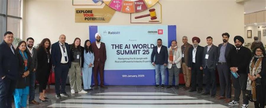 The AI World Summit 2025 by Rabbitt AI and Chitkara University