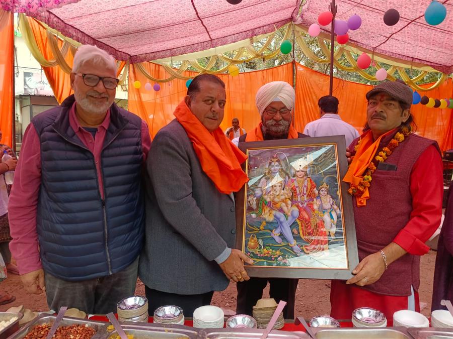 महाशिवरात्रि पर्व पर लक्ष्य ज्योतिष संस्थान चंडीगढ़ ने लगाया बारहवां विशाल भण्डारा