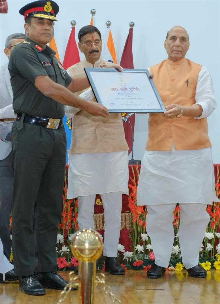 भारतीय सेना चिकित्सा कोर के 261वें स्थापना दिवस पर चंडीमंदिर कमांड अस्पताल को मिला पुरस्कार