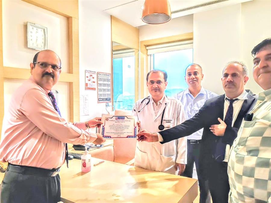 सेंट्रल बैंक ऑफ इंडिया, चंडीगढ़ अंचल द्वारा डॉक्टर्स डे का सम्मानपूर्वक आयोजन