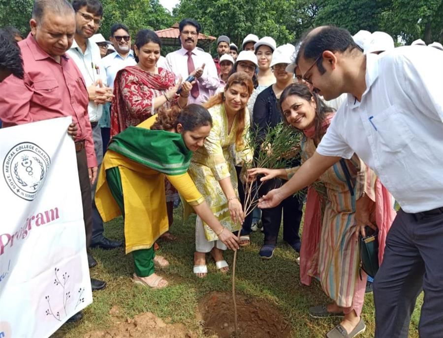 हरित भविष्य की ओर युवाओं का कदम – विकसित भारत-युवा कनेक्ट कार्यक्रम अंतर्गत वृक्षारोपण पहल