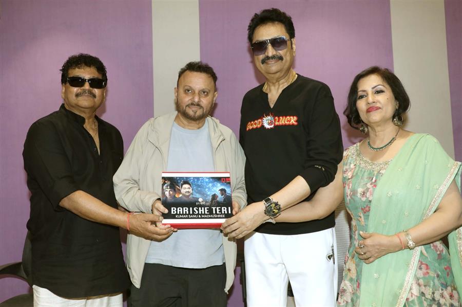 निर्देशक अनिल शर्मा ने किया कुमार सानू और मधुश्री के गीत “बारिशें तेरी” को लॉन्च