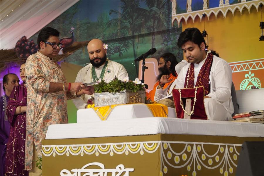 चंडीगढ़ में धूमधाम से शुरू हुआ श्री मद भागवत कथा व वृन्दावन प्राकटय उत्सव