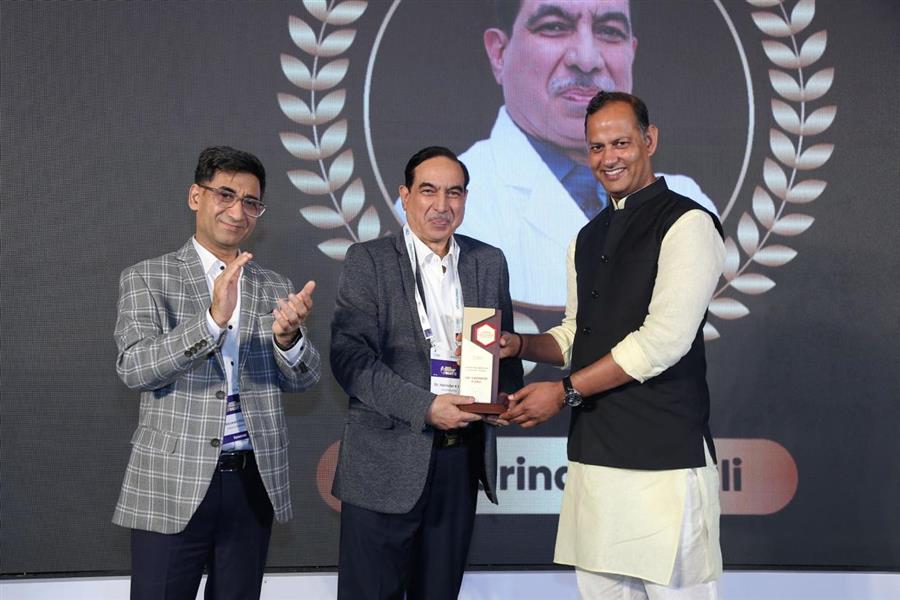 डॉ. एचके बाली 'इंटरवेंशनल कार्डियोलॉजिस्ट ऑफ द ईयर' पुरस्कार से सम्मानित