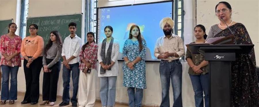 जी.सी.ई.–20, चंडीगढ़ में अभिभावक–शिक्षक बैठक: संवाद, सहयोग और समग्र विकास की दिशा में एक सार्थक पहल