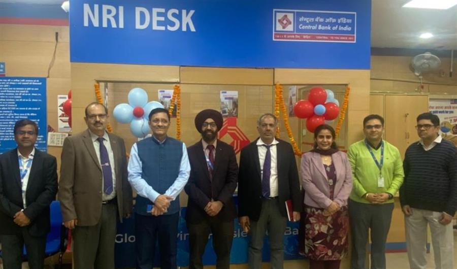 सेंट्रल बैंक ऑफ इंडिया ने चंडीगढ़ में अपना पहला समर्पित NRI डेस्क का उद्घाटन किया