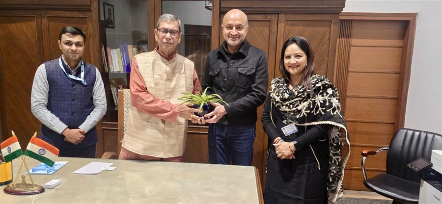पीएचडी चैंबर प्रतिनिधिमंडल ने हरियाणा के राज्यपाल असीम  घोष को दिया पाइटैक्स-2025 का निमंत्रण