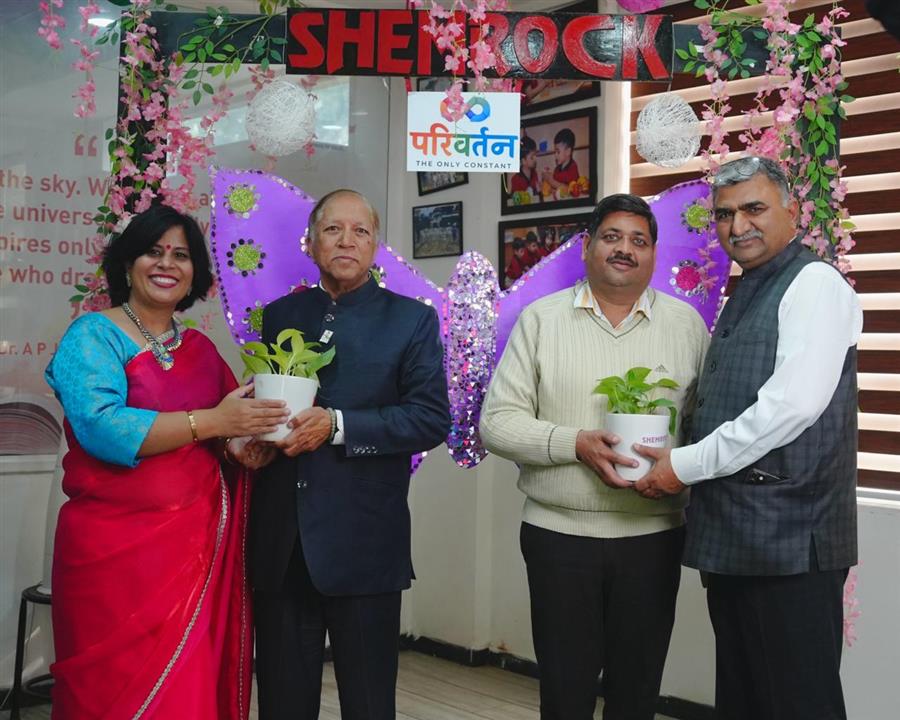 शेमरॉक वर्ल्ड स्कूल का चार दिवसीय वार्षिक समारोह 'परिवर्तन 2025' उत्साह और धूमधाम से शुरु