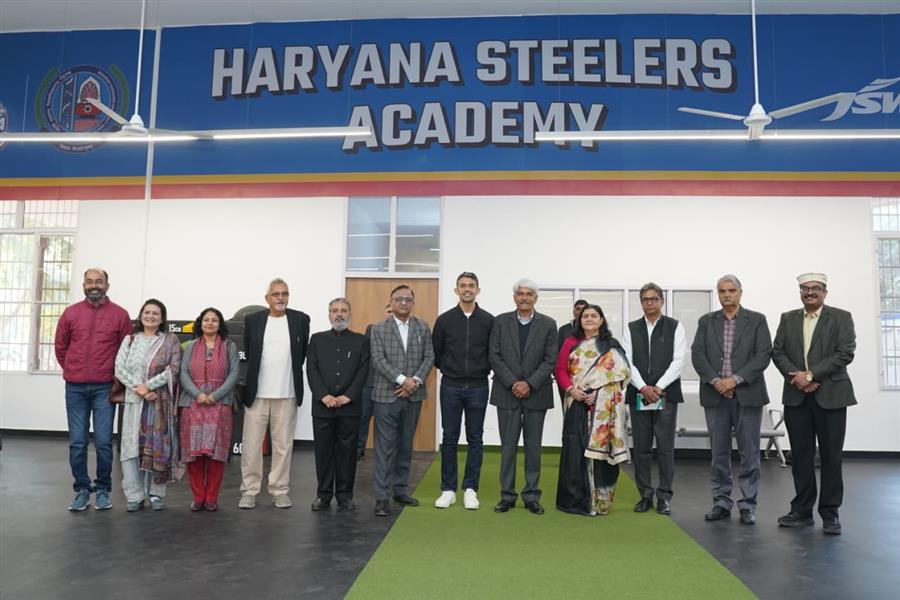 JSW स्पोर्ट्स समर्थित हरियाणा स्टीलर्स अकादमी का शुभारंभ