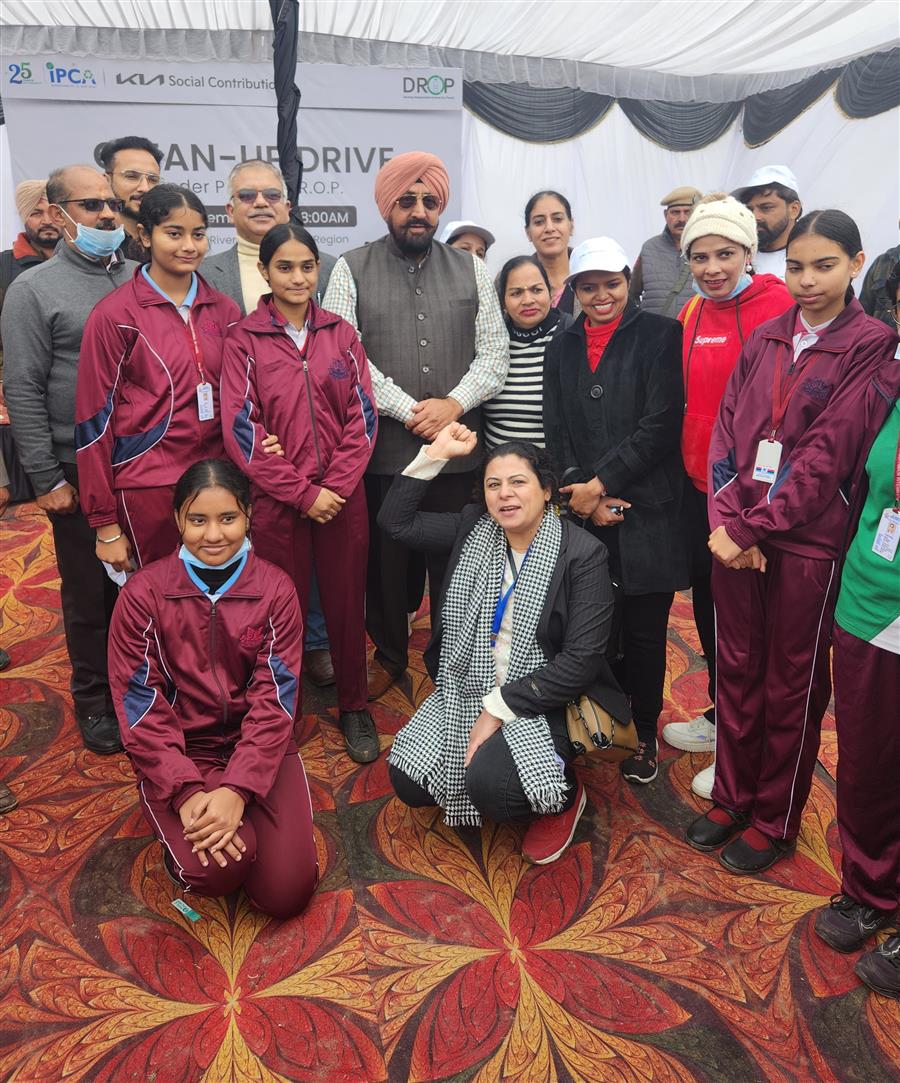आईपीसीए और किआ इंडिया ने प्लास्टिक के खिलाफ जंग अभियान के तहत घग्गर नदी के तट पर चलाया स्वच्छता अभियान