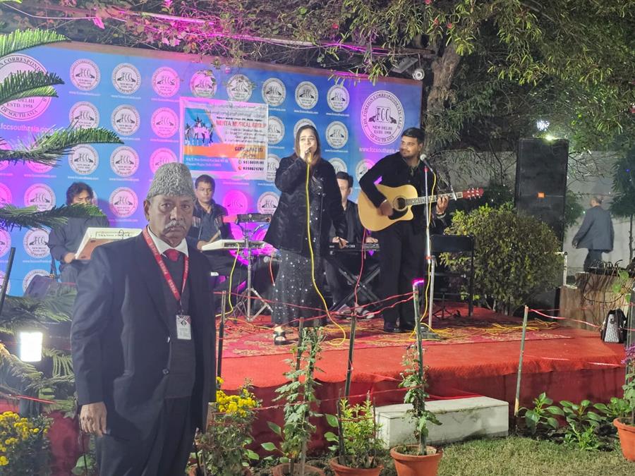 द कॉरेस्पोंडेंस क्लब ऑफ साउथ एशिया नई दिल्ली में मनाया गया नव वर्ष का कार्यक्रम 