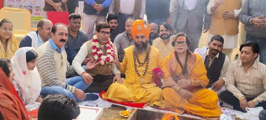 युवा वर्ग द्वारा धर्म के मार्ग पर चलकर समाजसेवा करने के कार्य करना अत्यंत सराहनीय व अनुकरणीय है : सौरभ जोशी