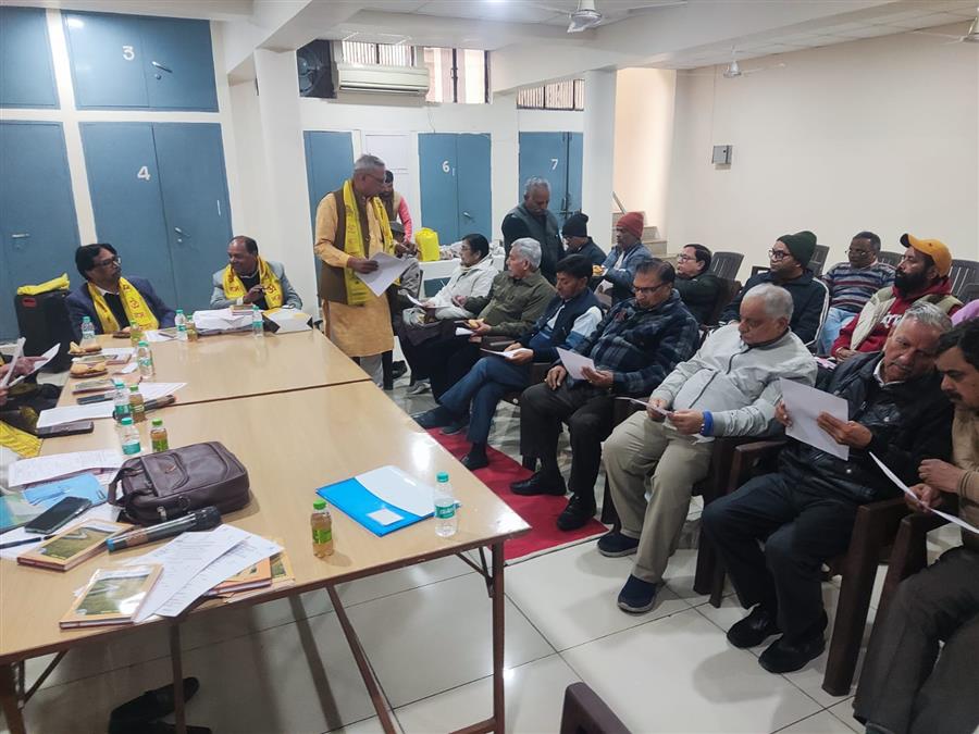 25 वां राष्ट्र स्तरीय सिल्वर जुबली परिचय सम्मेलन 8 मार्च को अग्रवाल भवन पंचकूला में तैयारी पर की गई बैठक में चर्चा।
