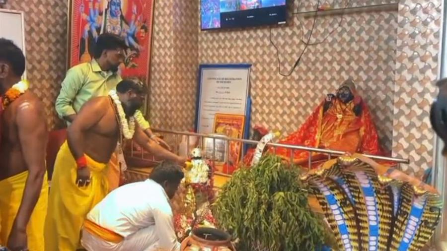श्री पेरिया नाज़गी अम्मल टेम्पल काली माता मंदिर में महाशिवरात्रि पर्व पूजा अर्चना और धूमधाम से सम्पन्न