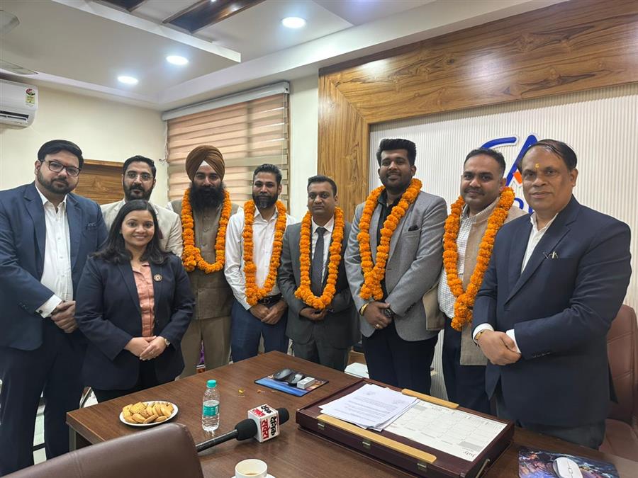 द इंस्टिट्यूट ऑफ़ चार्टर्ड अकाउंटेंट्स ऑफ़ इंडिया(आईसीएआई) चंडीगढ़ शाखा की नई प्रबंधन समिति घोषित