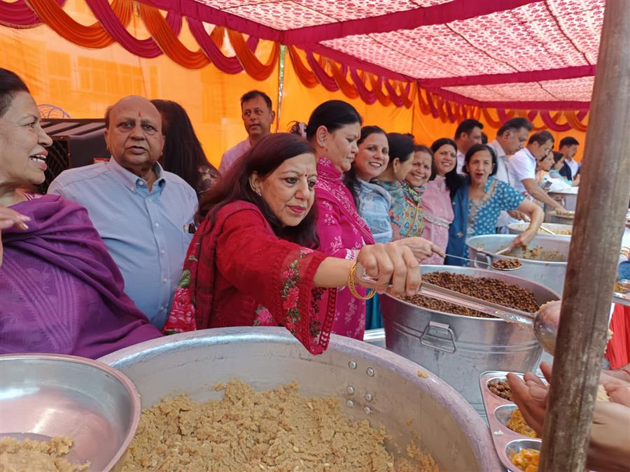 श्री राम भंडारा कमेटी ने विशाल भंडारे का आयोजन कर, भक्ति भाव से मनाया रामनवमी का पर्व