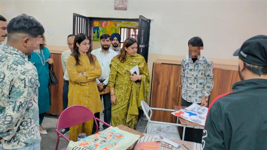 सेक्टर-25 स्थित बाल देखभाल संस्थानों का राज्य स्तरीय निरीक्षण; कल्याण, शिक्षा एवं कौशल विकास पर विशेष जोर