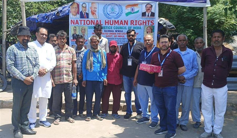 नेशनल ह्यूमन राइट्स , सोशल जस्टिस कॉन्सिल ऑफ इंडिया -चंडीगढ़ ने मनाया लेबर डे