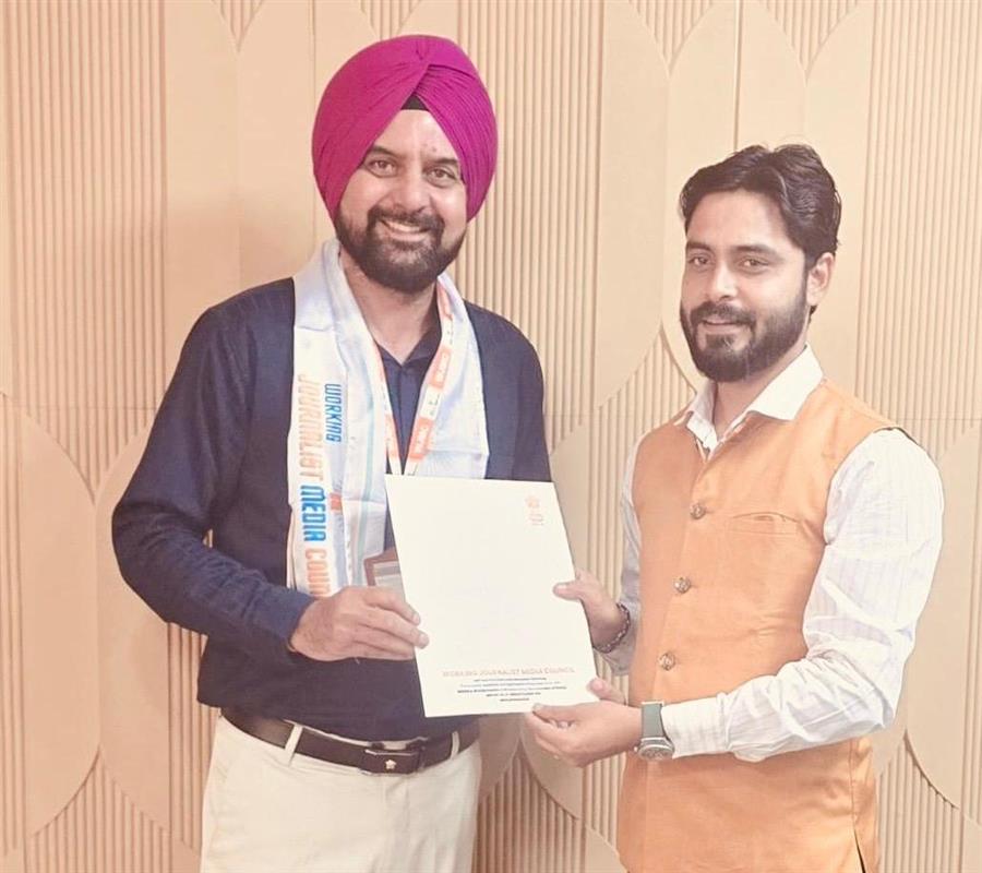 जरनैल सिंह वर्किंग जर्नलिस्ट मीडिया काउंसिल (पंजाब) के रेगुलेटिंग चेयरमैन नियुक्त