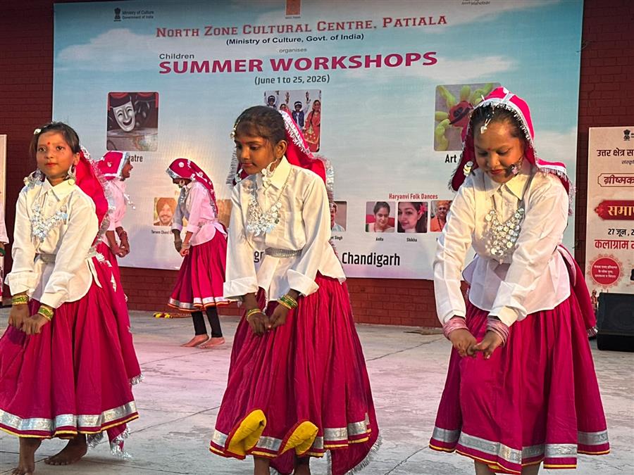 ग्रीष्मकालीन कार्यशाला का रंगारंग समापन, 200 से अधिक बच्चों ने लोक संस्कृति की बिखेरी छटा