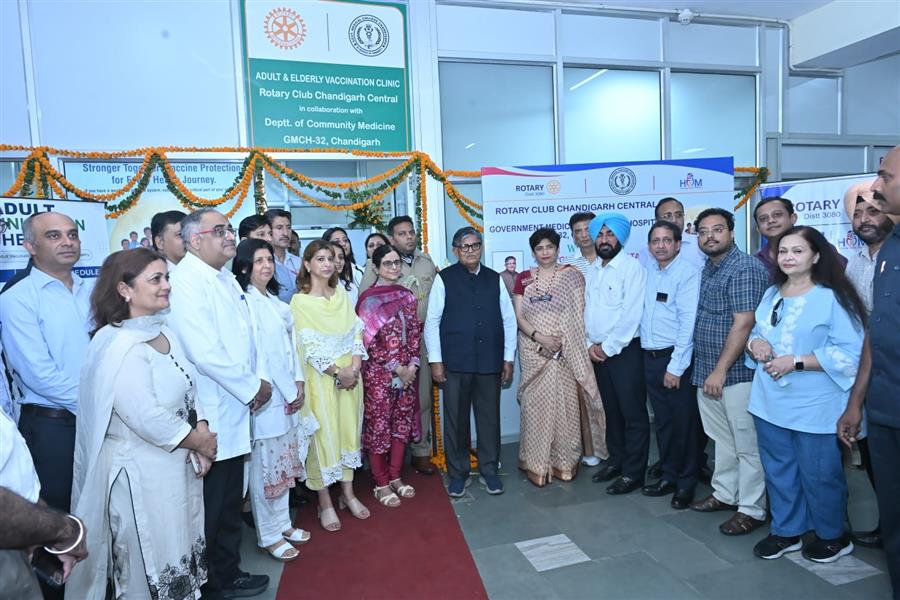 जीएमसीएच-32 में शुरू हुआ उत्तरी भारत का पहला सरकारी ‘वयस्क एवं बुजुर्ग टीकाकरण क्लिनिक’, राज्यपाल ने किया उद्घाटन