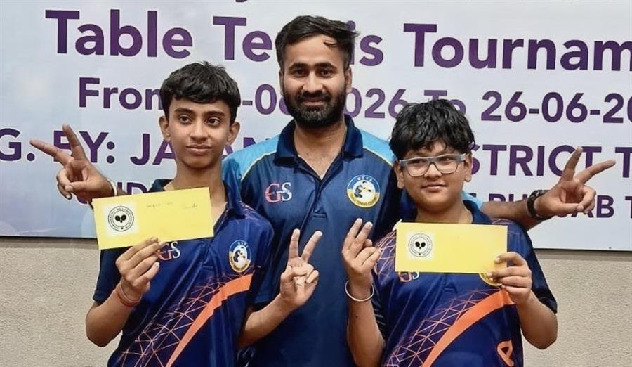 पंजाब स्टेट रैंकिंग टेबल टेनिस प्रतियोगिता में गिल्को टेबल टेनिस अकादमी, खरड़ के खिलाड़ियों का शानदार प्रदर्शन